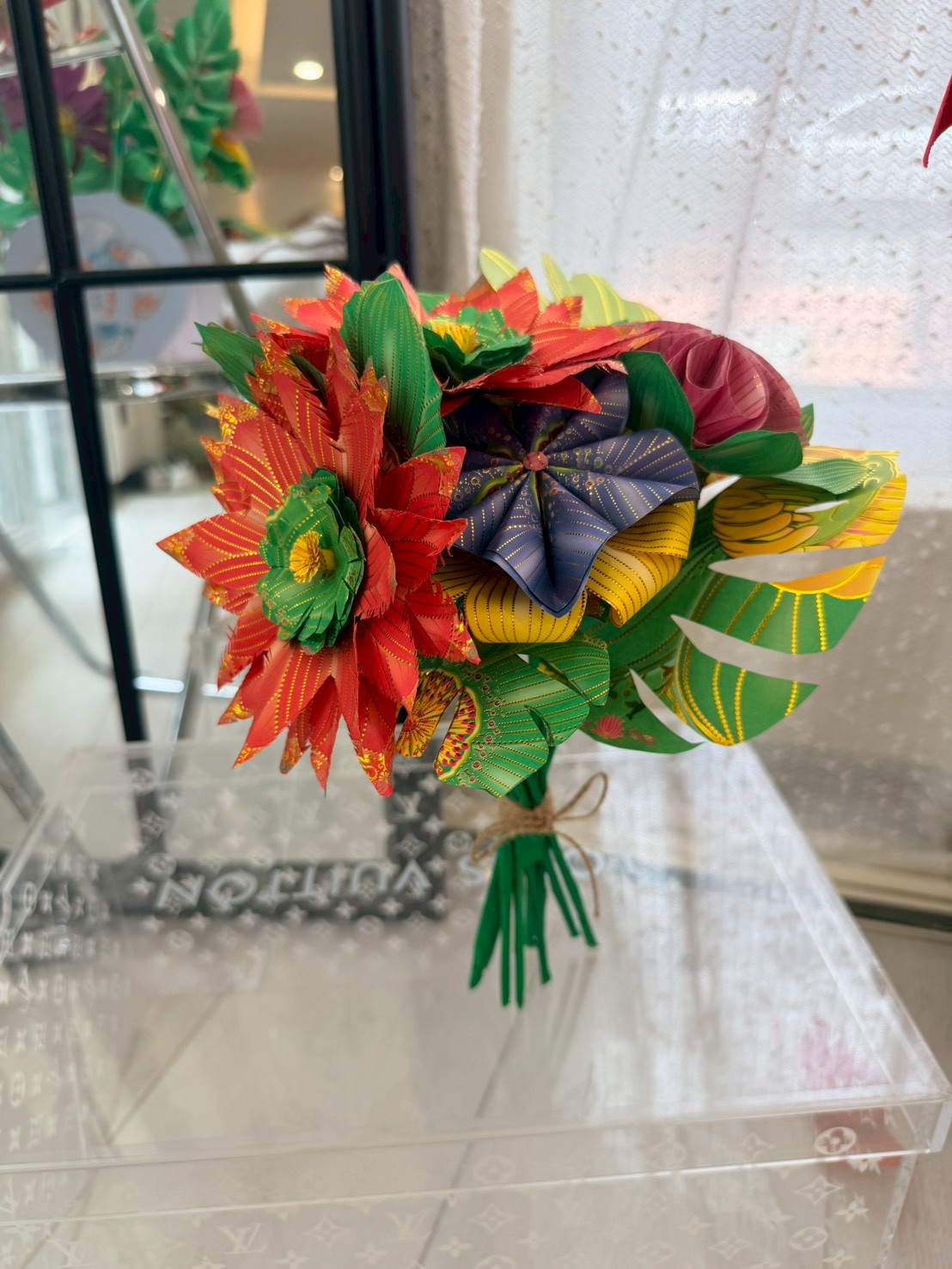 擬真紙藝花職能檢定作品
