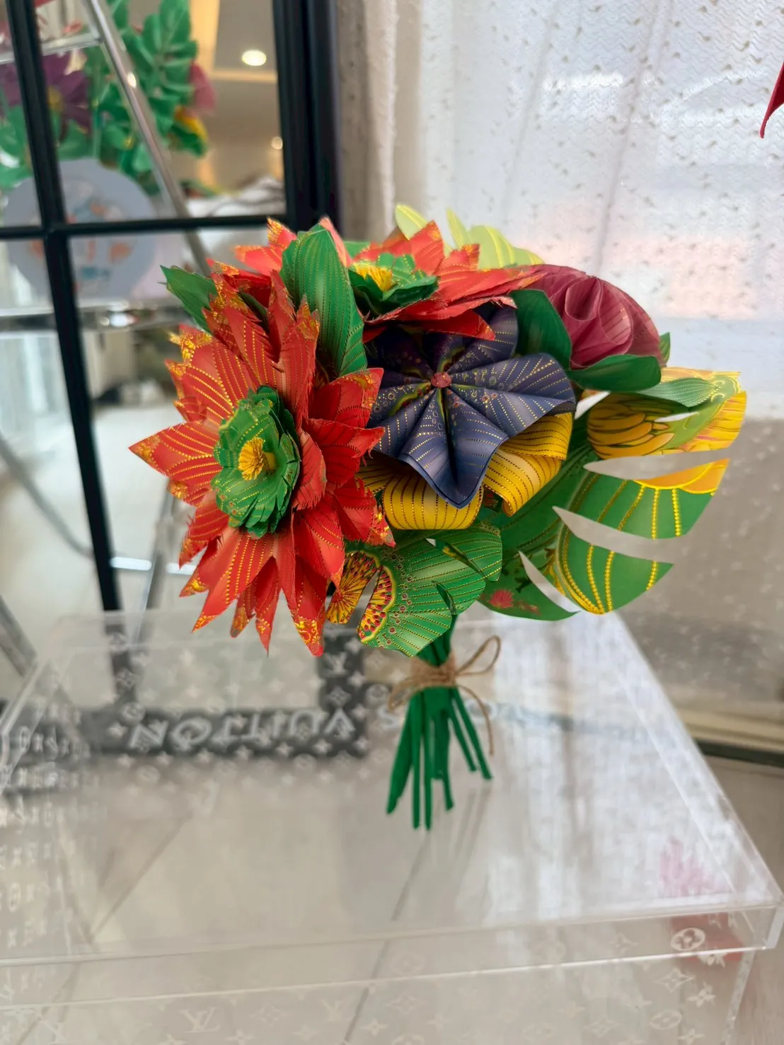 擬真紙藝花職能檢定作品