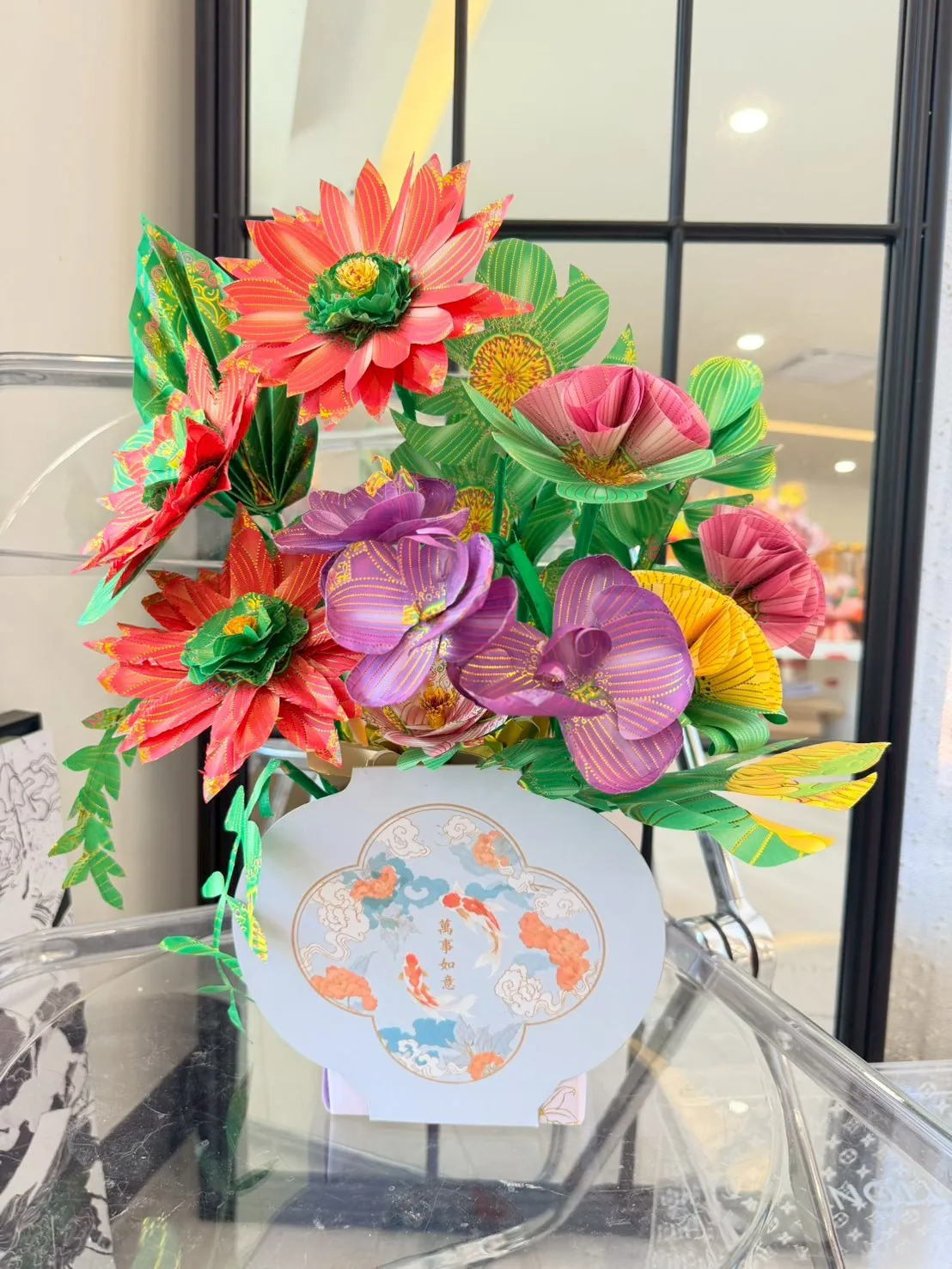 擬真紙藝花職能檢定花藝作品