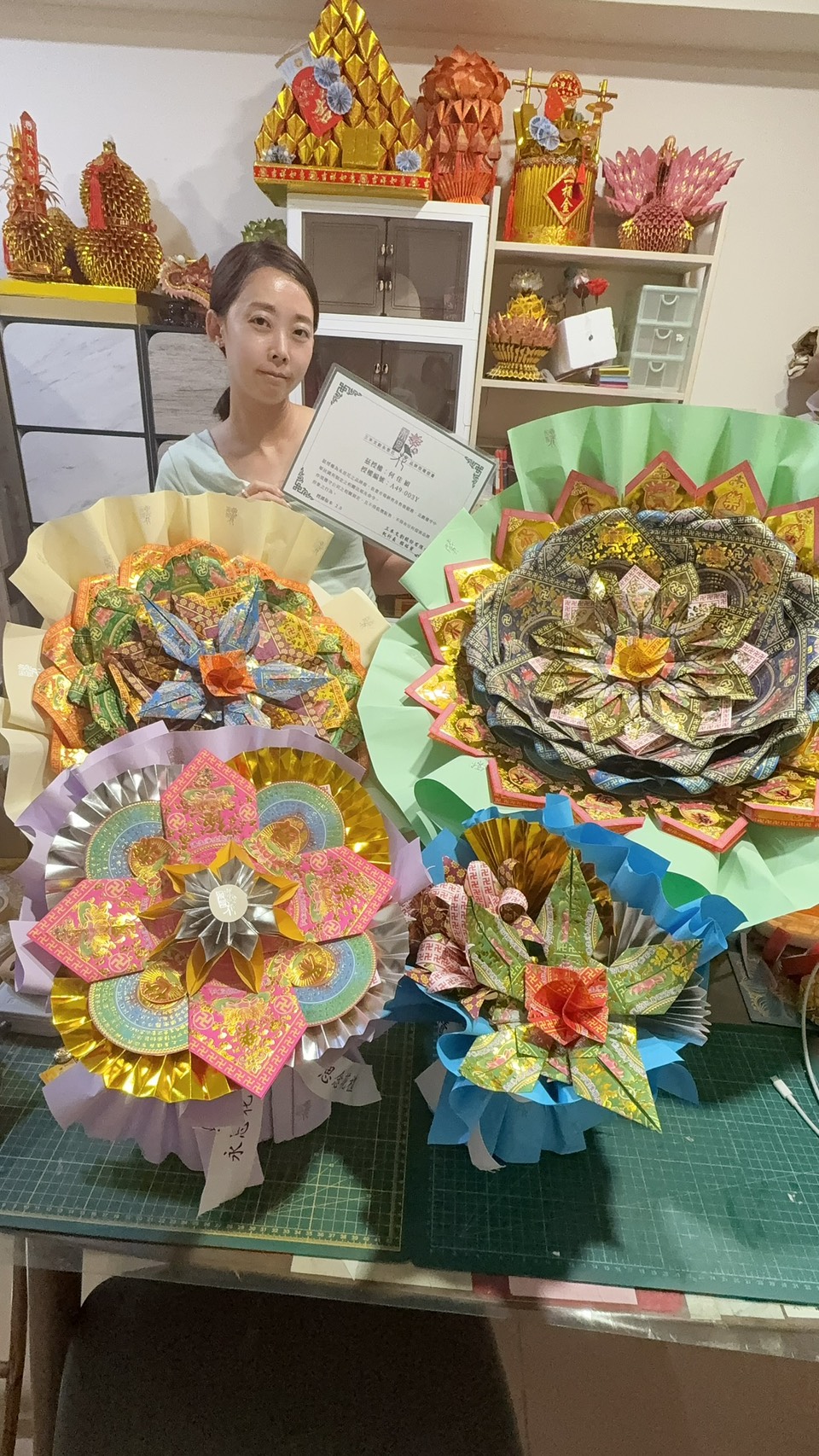 永思花紙藝課作品