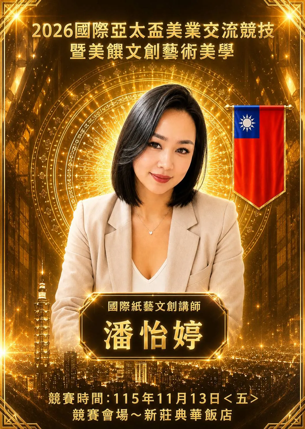 國際紙藝文創講師潘怡婷