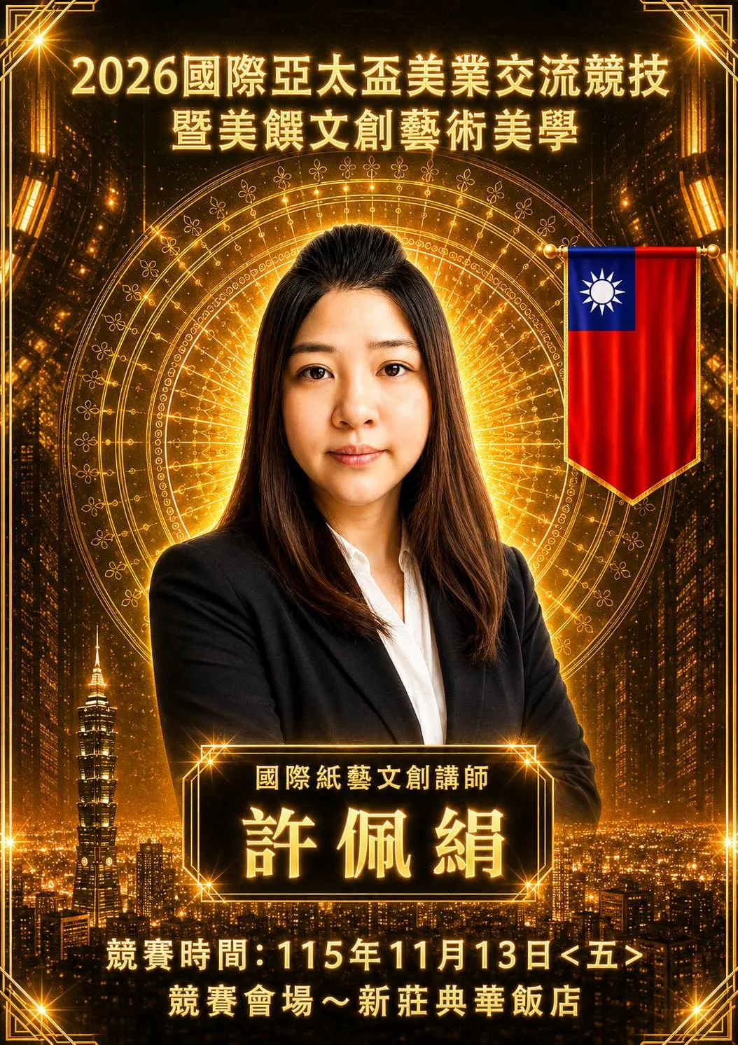 國際紙藝文創講師許佩絹