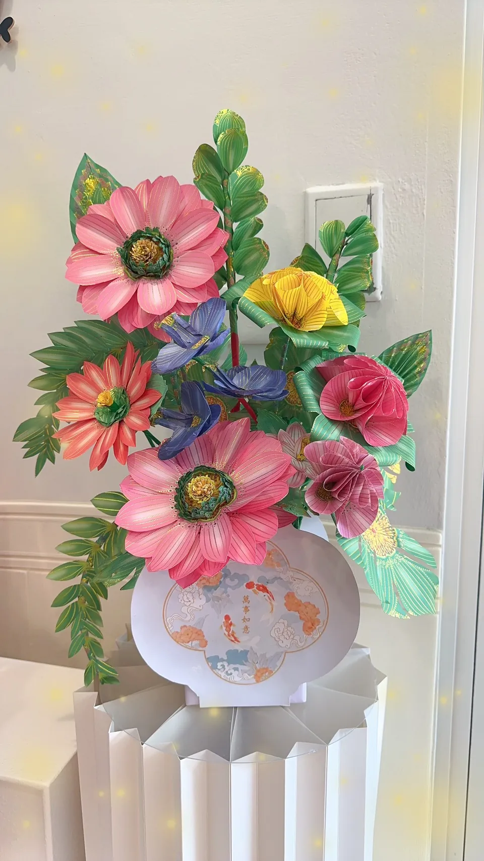 神明祝壽盆花作品